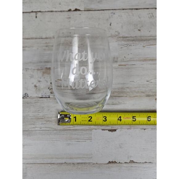What You Do... Matters Stemless Wine Glass - Picture 6 of 6